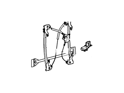 Ford 6L3Z-1627000-AA Regulator And Motor Assembly - Window