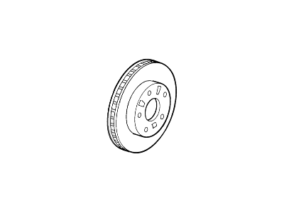 1993 Ford Probe Brake Disc - F32Z-1125-AA