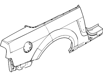 Ford 5R3Z-7627841-AB Panel - Body Side - Rear