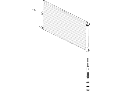 Ford AL1Z-19712-B Condenser Assembly