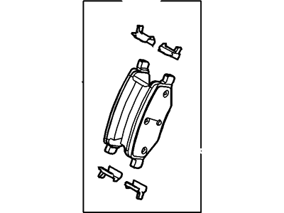 Ford DG1Z-2200-D Pad - Brake