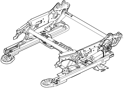 Ford DV6Z-5861705-C Track Assembly - Seat