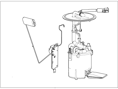 2009 Ford Escape Fuel Pump - 9L8Z-9H307-A