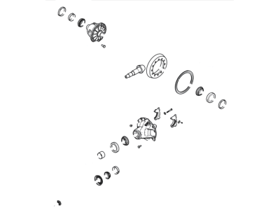 Ford 9C3Z-4200-C Differential And Carrier Assembly