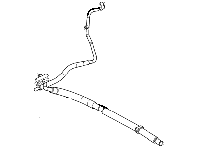 2001 Lincoln LS A/C Hose - XW4Z-19D734-BA