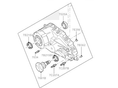 2003 Lincoln Navigator Transfer Case - 2L1Z-7005-BB