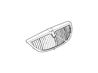 Ford 6W1Z-8200-AACP Grille Assembly - Radiator