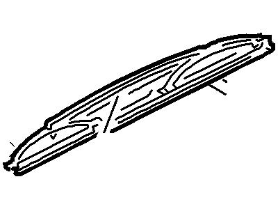 1999 Mercury Mountaineer Wiper Blade - XL2Z-17528-DB