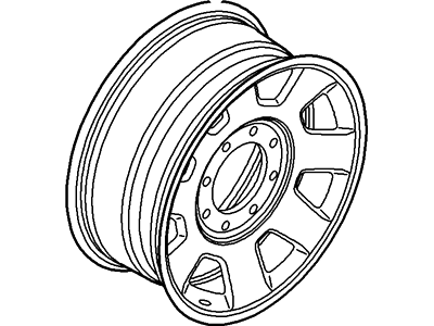 Ford 7C3Z-1007-C Wheel Assembly