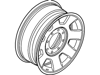 Ford 7C3Z-1007-D Wheel Assembly