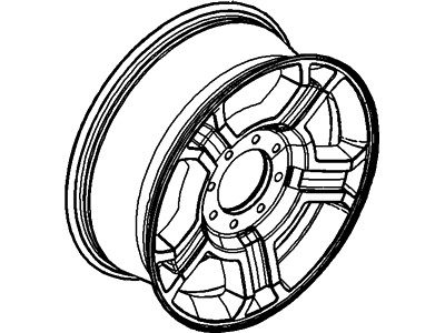 Ford 8C3Z-1007-A Wheel Assembly