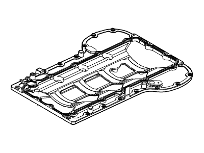 2008 Ford F-550 Super Duty Oil Pan - 8C3Z-6675-A