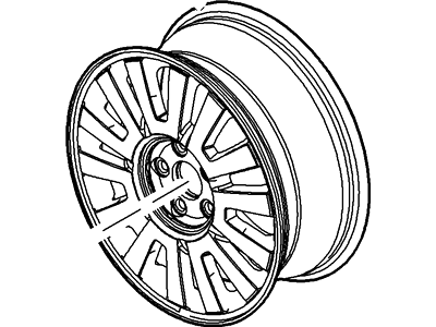 Ford 8A4Z-1007-A Wheel Assembly