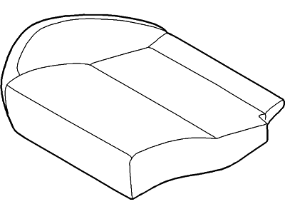 Ford CV6Z-5863805-JA Rear Seat Cushion Cover Assembly