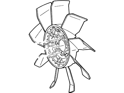 Mercury Grand Marquis Engine Cooling Fan - F5AZ-8600-A
