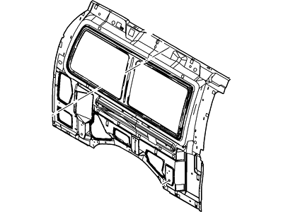 Ford 6C2Z-1527865-A Panel Assembly - Body Side Inner