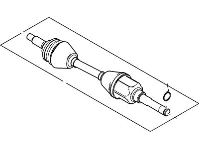 Ford 5M6Z-3A427-AB Front Axle Shaft