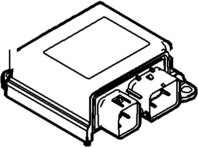 2008 Ford F-550 Super Duty Air Bag Control Module - 7C3Z-14B321-A