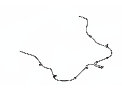 Ford Focus Parking Brake Cable - CV6Z-2A603-C