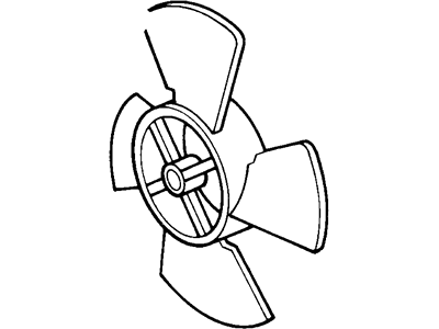 1984 Mercury Marquis Cooling Fan Assembly - E1ZZ8600B