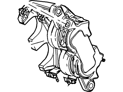 Ford Brake Caliper - 5F9Z-2B120-BA
