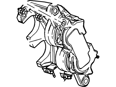 2008 Ford Taurus Brake Caliper - 5F9Z-2B121-BA