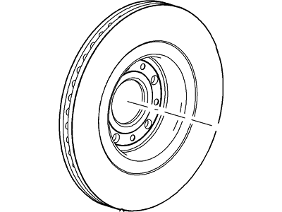 2006 Ford Freestyle Brake Disc - 5F9Z-1125-C
