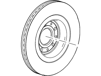 2005 Mercury Montego Brake Disc - 5F9Z-1125-C