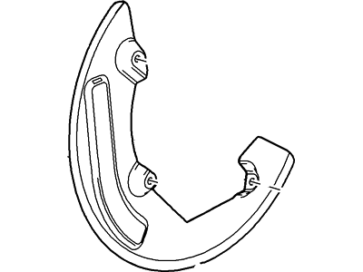 2006 Ford Freestyle Brake Dust Shields - 5F9Z-2K004-AA