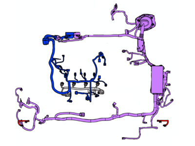 Ford DB5Z-14290-RJ Wiring Assembly