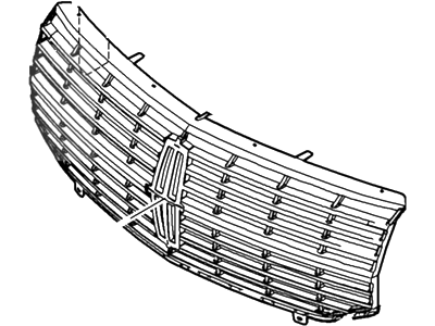 Ford 7L7Z-8200-A Grille Assembly - Radiator