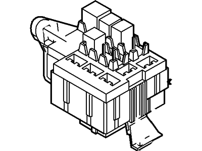 Lincoln Aviator Fuse Box - 2C5Z-14A068-BA