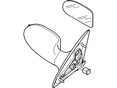 Ford 6S4Z-17683-CACP Mirror Assembly - Rear View