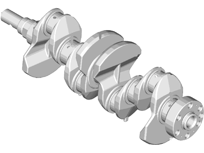 Ford BM5Z-6303-A Crankshaft Assembly