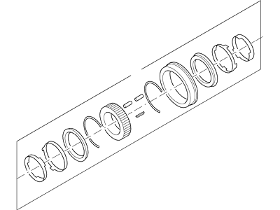 Ford 3R3Z-7124-AA Synchronizer Assy - 1st And 2nd Spd
