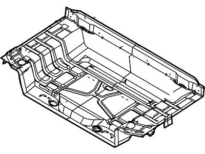 2007 Ford Crown Victoria Floor Pan - 3W7Z-5411215-AA