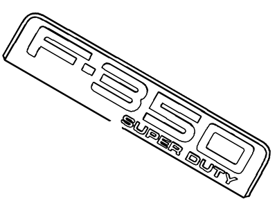 Ford 8C3Z-16720-J Nameplate