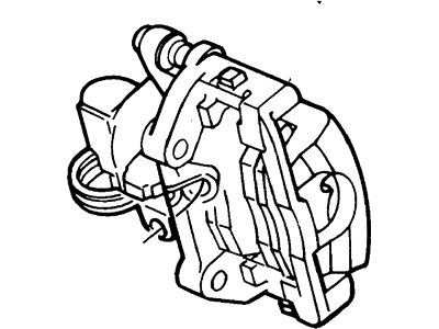 2002 Ford Mustang Brake Caliper - 1R3Z-2552-AB