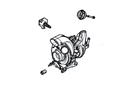 Ford G2MZ-6K682-ARM Turbocharger Assembly