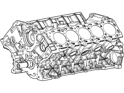 Ford 2C3Z-6009-BA Cylinder Block