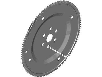 Ford 1S7Z-6375-C Flywheel Assembly