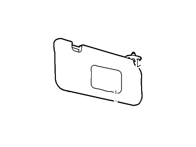 Ford AL8Z-7804105-GB Sun Visor Assembly