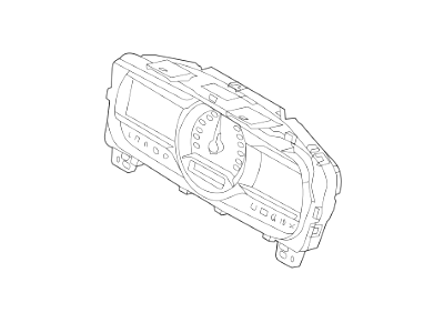 2013 Ford Taurus Instrument Cluster - DG1Z-10849-AA