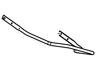 4L3Z-16603A86-AA Ford Handle - Seat Track Illustration 1 of 1