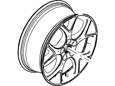 Ford CV6Z-1007-H Wheel Assembly