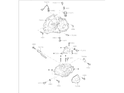 Ford 3L8Z-7003-BA Transmission Assembly