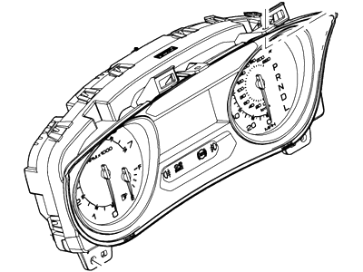 Ford EB5Z-10849-BA Instrument Cluster