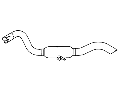 Ford 7A2Z-5A212-A Silencer Assembly