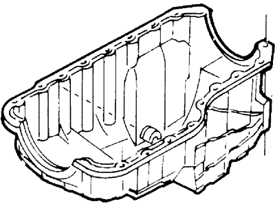 Ford Explorer Sport Trac Oil Pan - 1L2Z-6675-FA