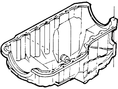 Ford Explorer Sport Oil Pan - 1L2Z-6675-FA